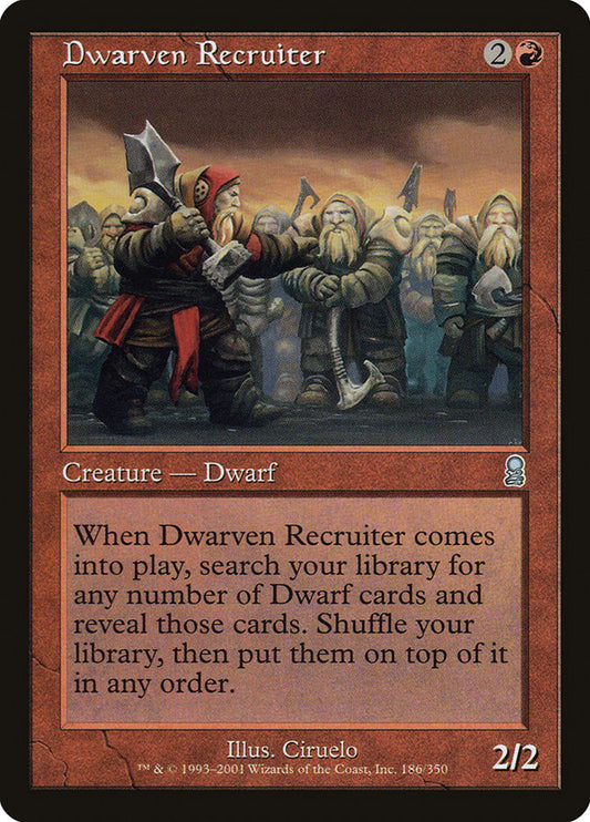 Dwarven Recruiter: Odyssey