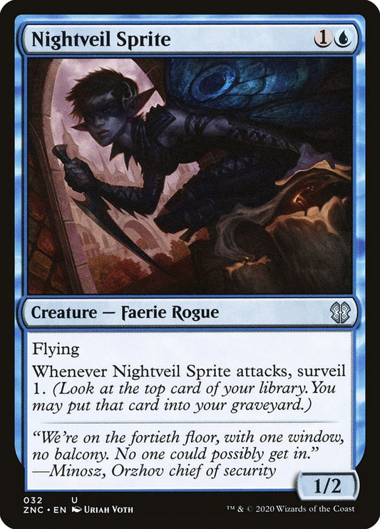 Nightveil Sprite: Zendikar Rising Commander