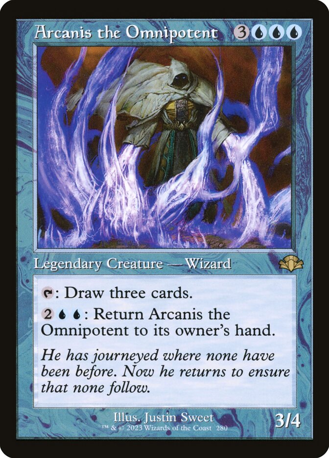 Arcanis the Omnipotent (Retro Frame): Dominaria Remastered