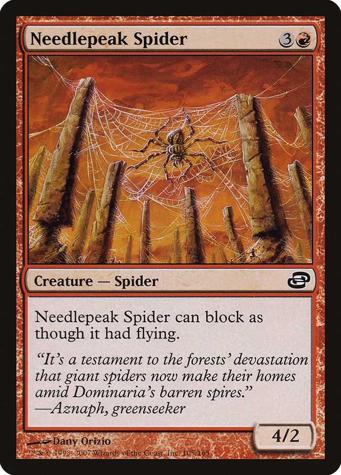 Needlepeak Spider: Planar Chaos