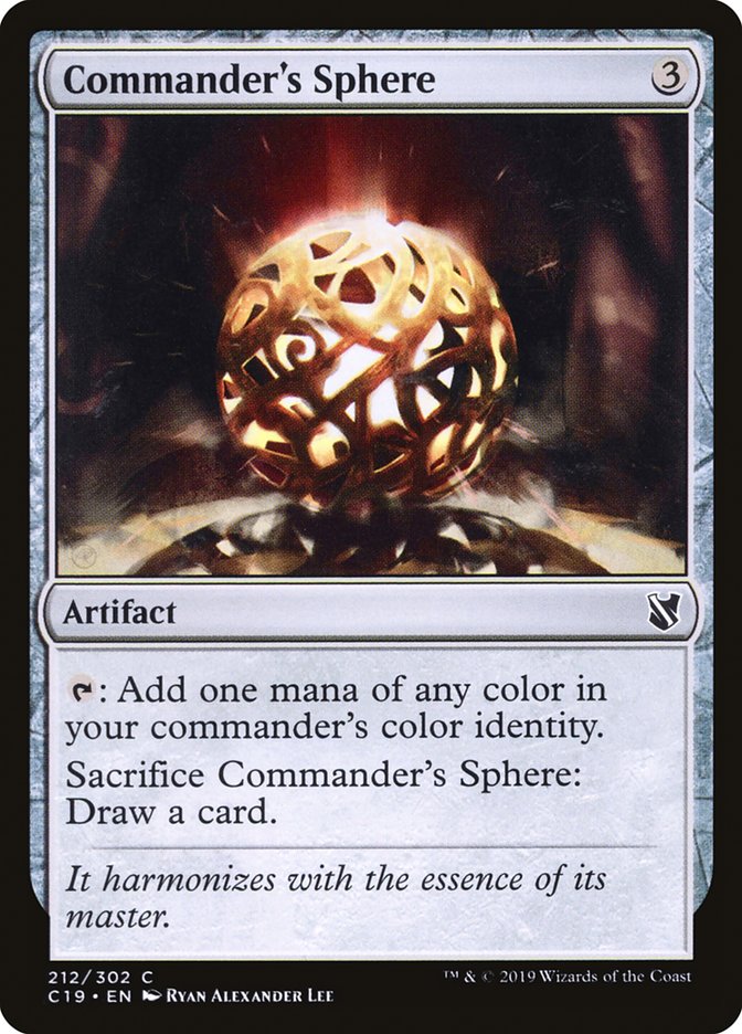 Commander's Sphere: Commander 2019