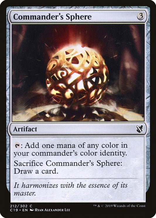 Commander's Sphere: Commander 2019