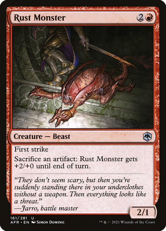 Rust Monster - (Foil): Adventures in the Forgotten Realms