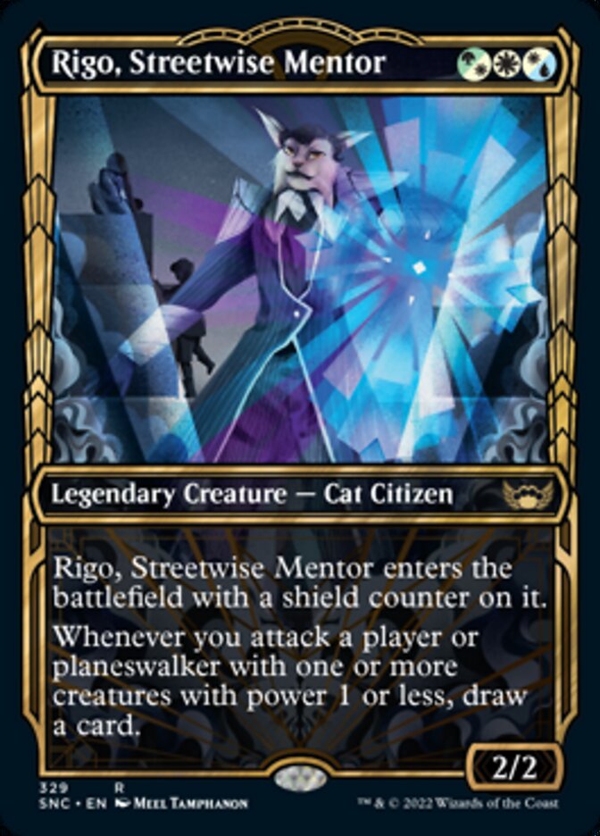 Rigo, Streetwise Mentor (Showcase) - (Foil): Streets of New Capenna