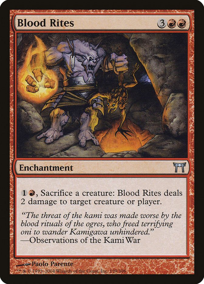 Blood Rites - (Foil): Champions of Kamigawa