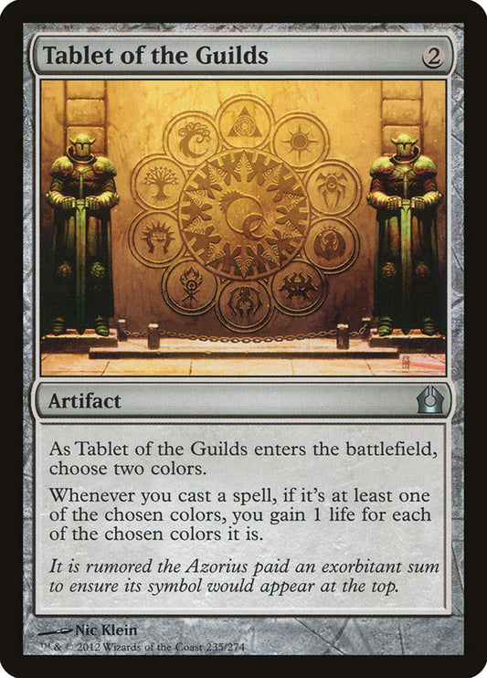 Tablet of the Guilds - (Foil): Return to Ravnica