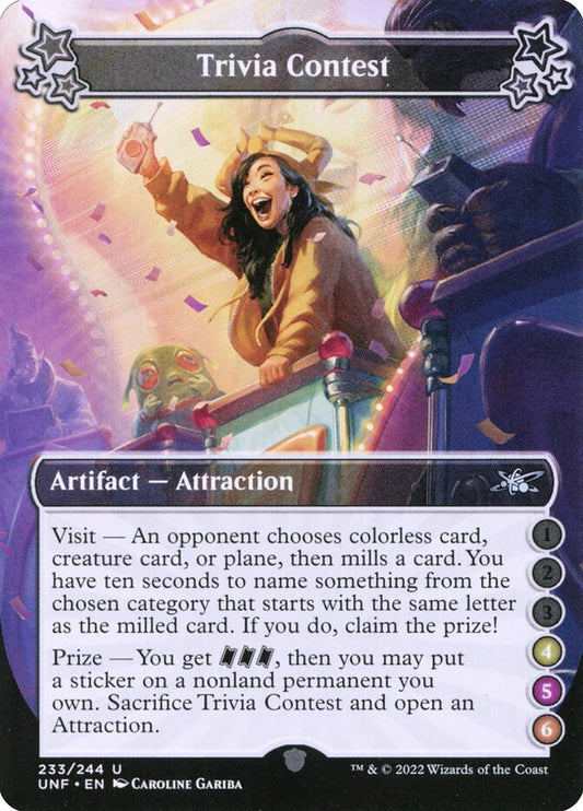 Trivia Contest - (Foil): Unfinity