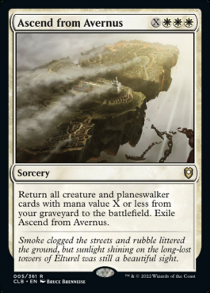 Ascend from Avernus - (Foil): Commander Legends: Battle for Baldur's Gate