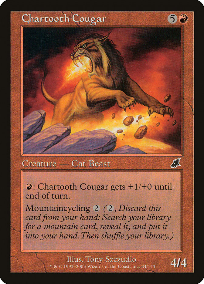 Chartooth Cougar - (Foil): Scourge