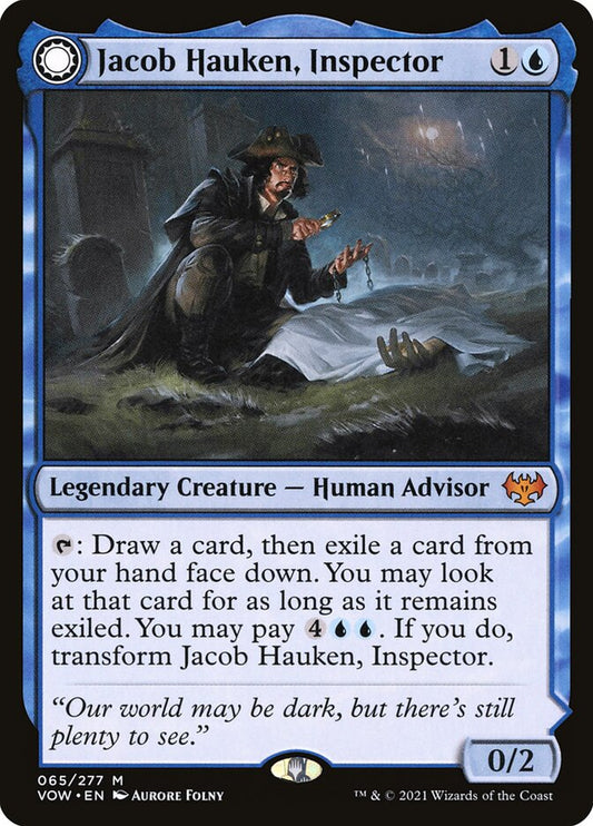 Jacob Hauken, Inspector // Hauken's Insight - (Foil): Innistrad: Crimson Vow
