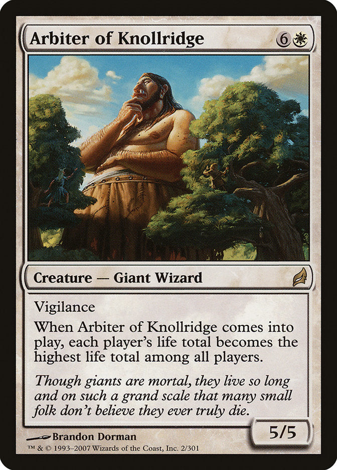 Arbiter of Knollridge - (Foil): Lorwyn