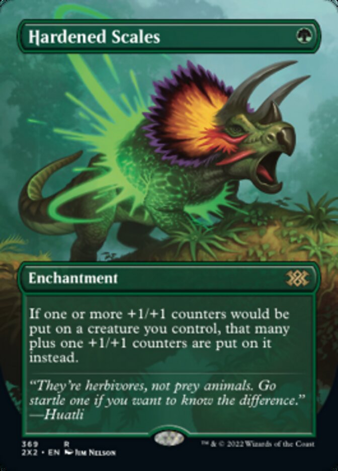 Hardened Scales (Borderless) - (Foil): Double Masters 2022