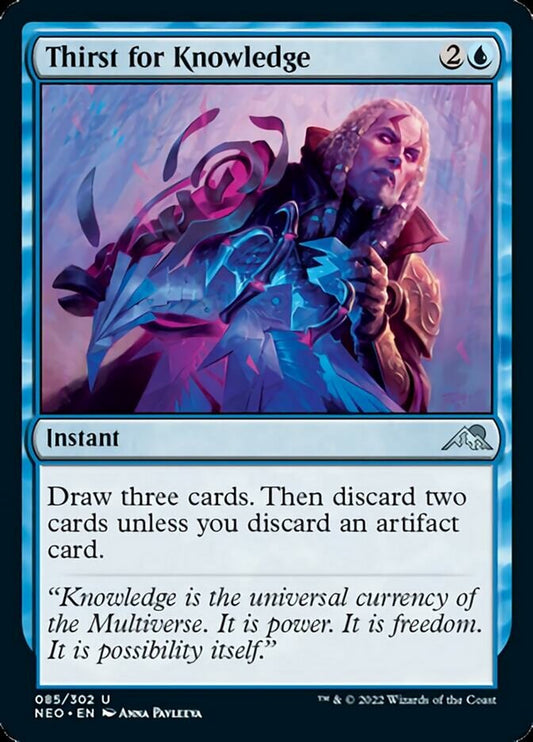 Thirst for Knowledge - (Foil): Kamigawa: Neon Dynasty