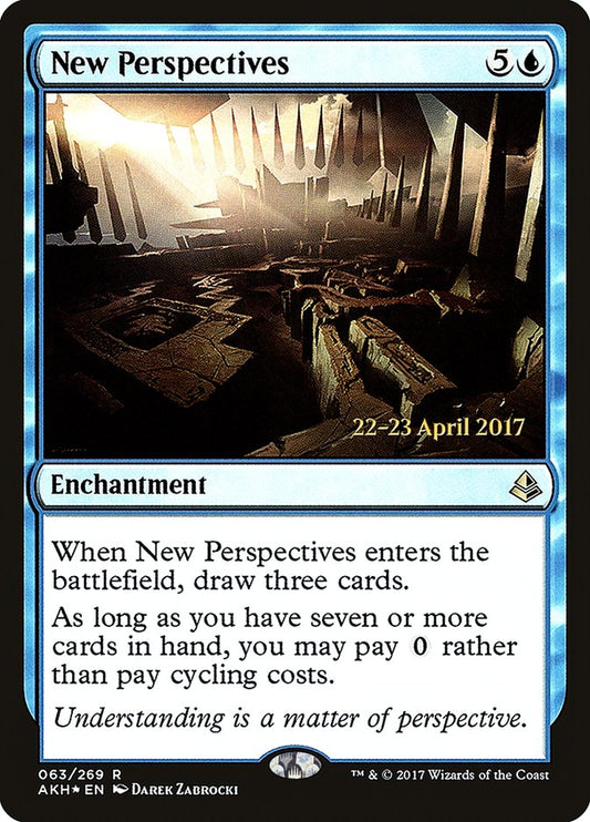 New Perspectives (Prerelease) (Amonkhet) - (Foil): Amonkhet Promos