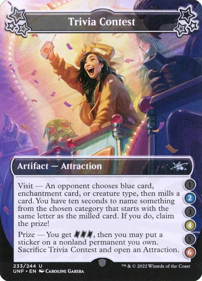 Trivia Contest - (Foil): Unfinity