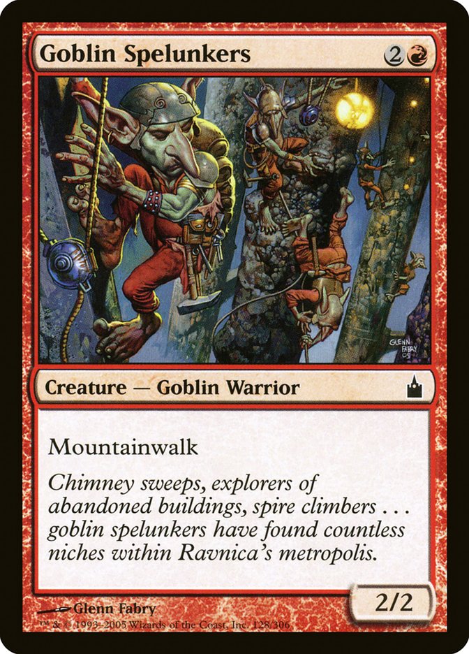 Goblin Spelunkers - (Foil): Ravnica: City of Guilds