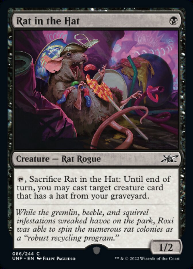 Rat in the Hat - (Foil): Unfinity