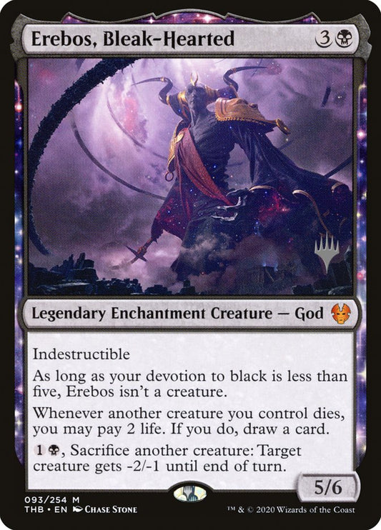 Erebos, Bleak-Hearted - (Foil): Theros Beyond Death Promos
