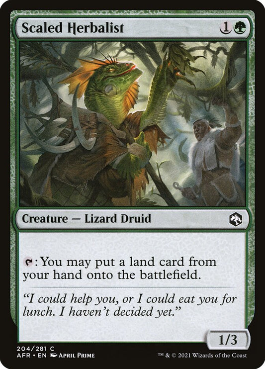 Scaled Herbalist - (Foil): Adventures in the Forgotten Realms