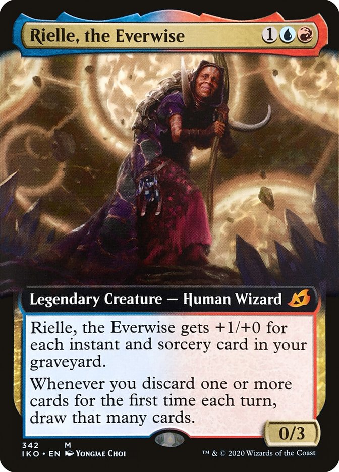 Rielle, the Everwise (Extended Art) - (Foil): Ikoria: Lair of Behemoths
