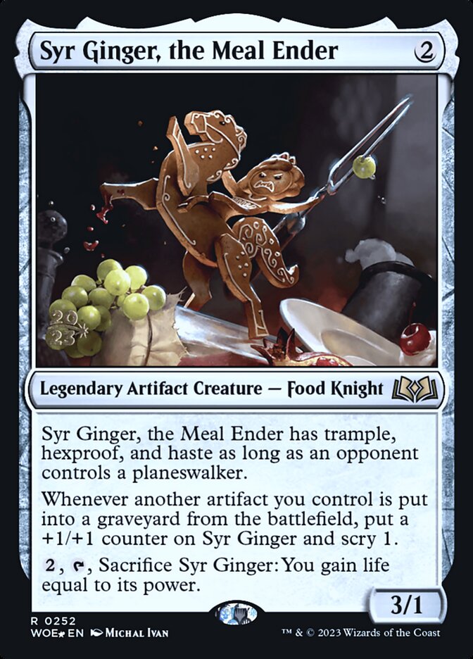 Syr Ginger, the Meal Ender (Prerelease) (Wilds of Eldraine) - (Foil): Wilds of Eldraine Promos