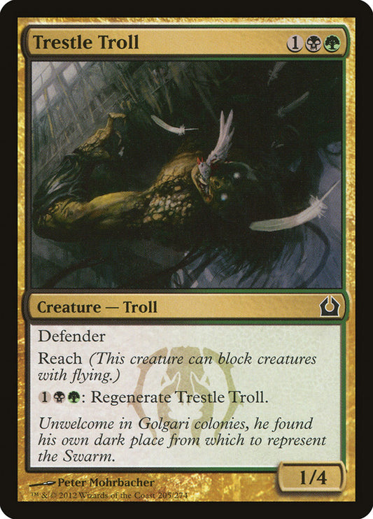 Trestle Troll - (Foil): Return to Ravnica