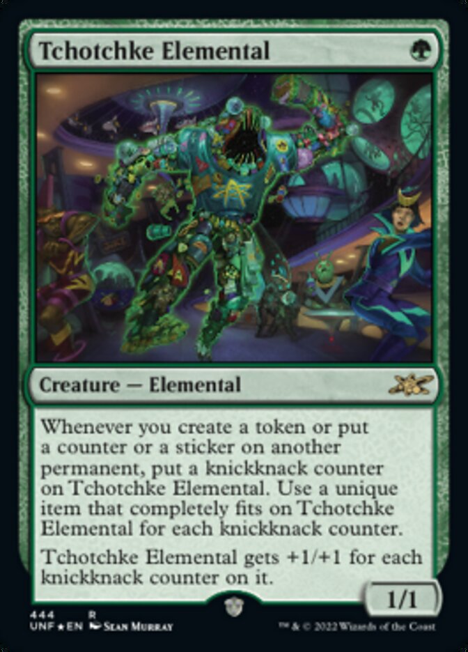 Tchotchke Elemental (Galaxy Foil) - (Foil): Unfinity