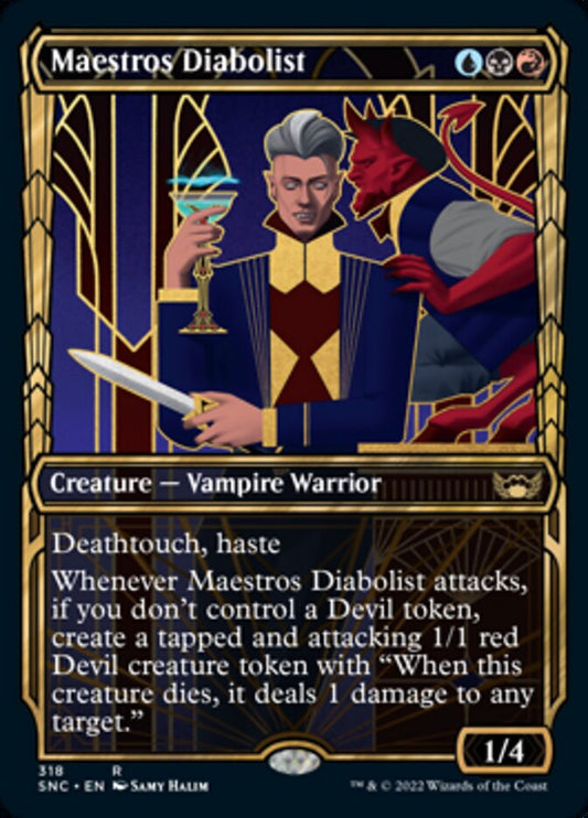 Maestros Diabolist (Showcase) - (Foil): Streets of New Capenna