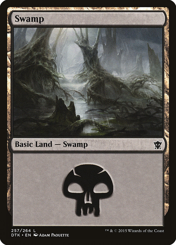 Swamp (#257): Dragons of Tarkir