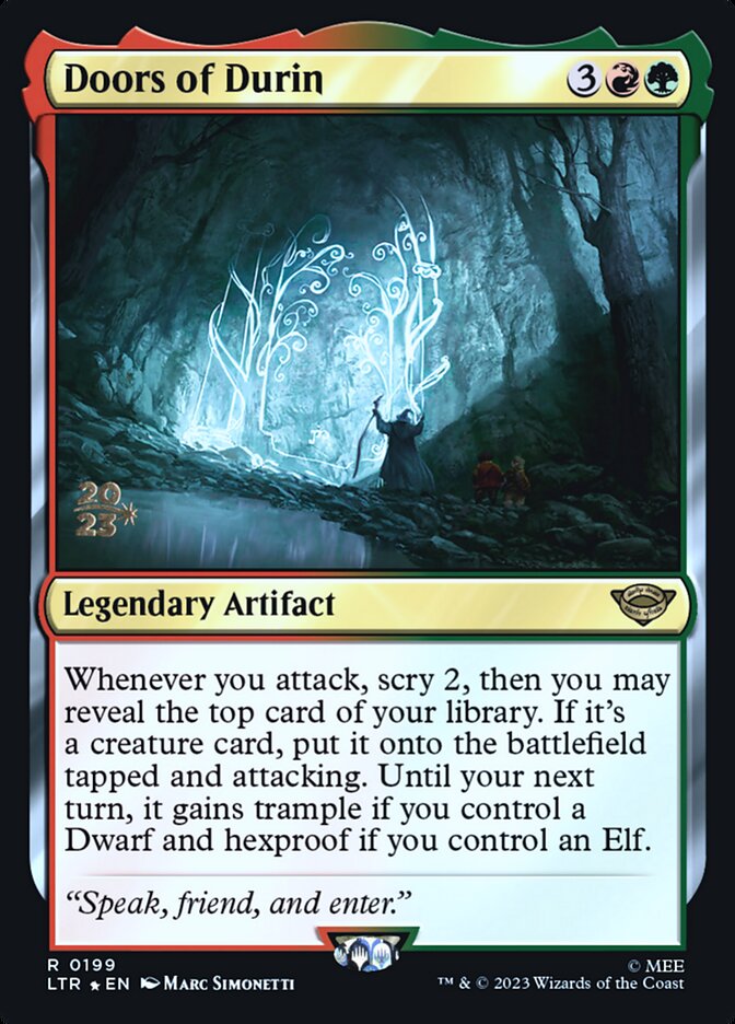 Doors of Durin (Prerelease) (The Lord of the Rings) - (Foil): Tales of Middle-earth Promos