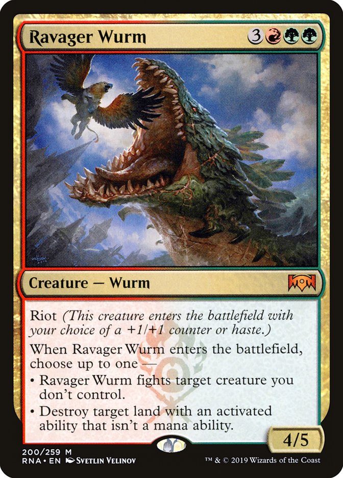 Ravager Wurm: Ravnica Allegiance