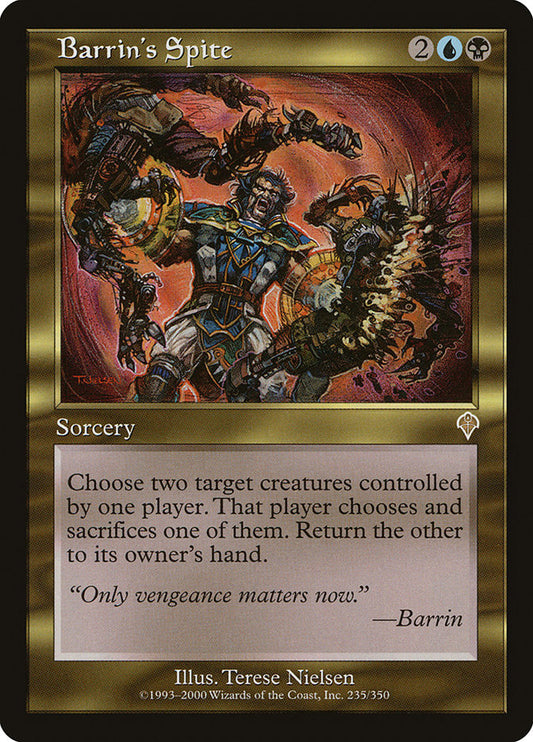 Barrin's Spite - (Foil): Invasion
