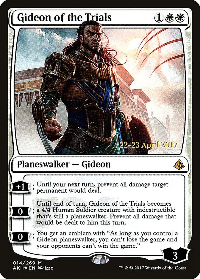 Gideon of the Trials (Prerelease) (Amonkhet) - (Foil): Amonkhet Promos
