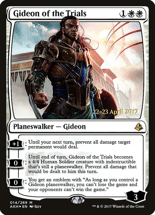 Gideon of the Trials (Prerelease) (Amonkhet) - (Foil): Amonkhet Promos
