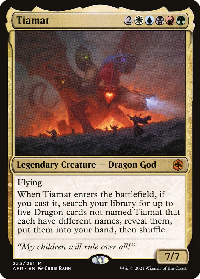 Tiamat - (Foil): Adventures in the Forgotten Realms
