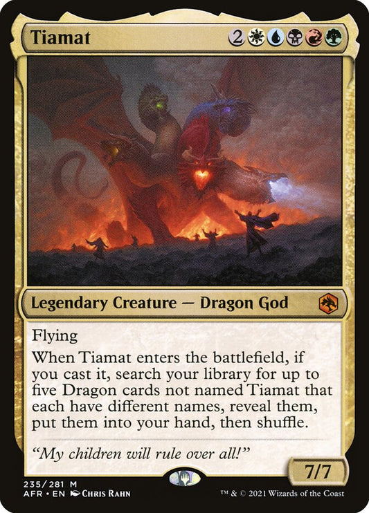 Tiamat - (Foil): Adventures in the Forgotten Realms
