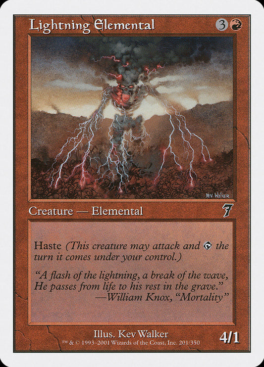Lightning Elemental: Seventh Edition