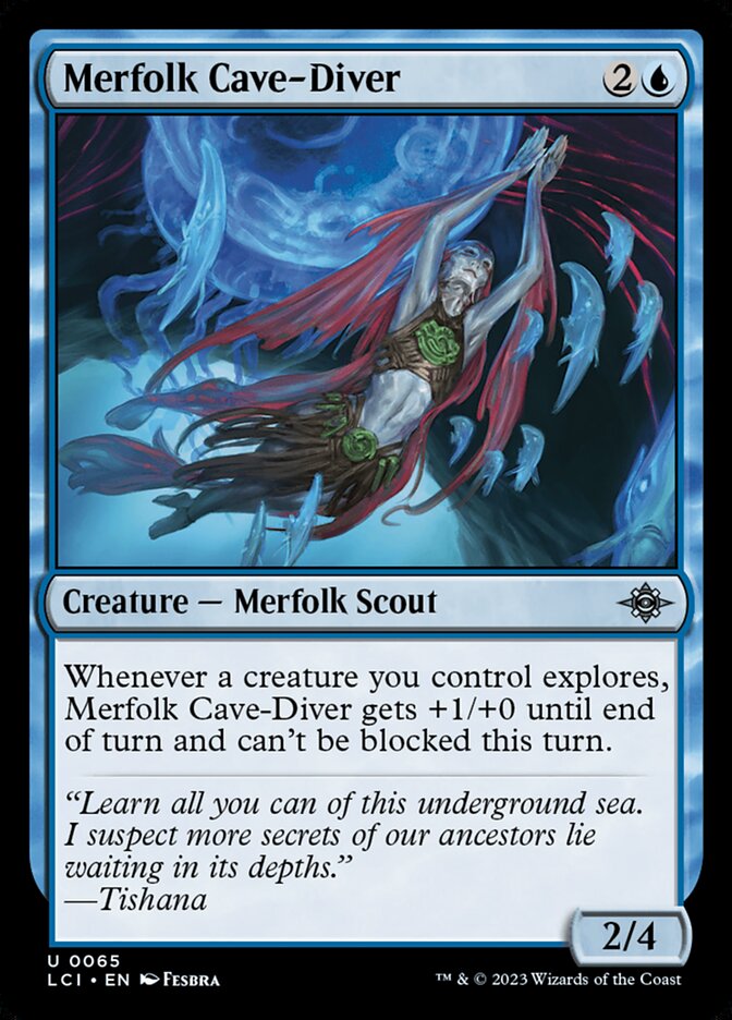 Merfolk Cave-Diver: Lost Caverns of Ixalan