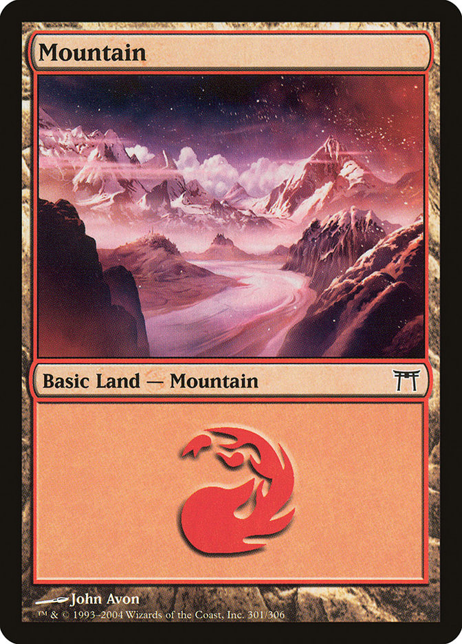 Mountain (#301): Champions of Kamigawa