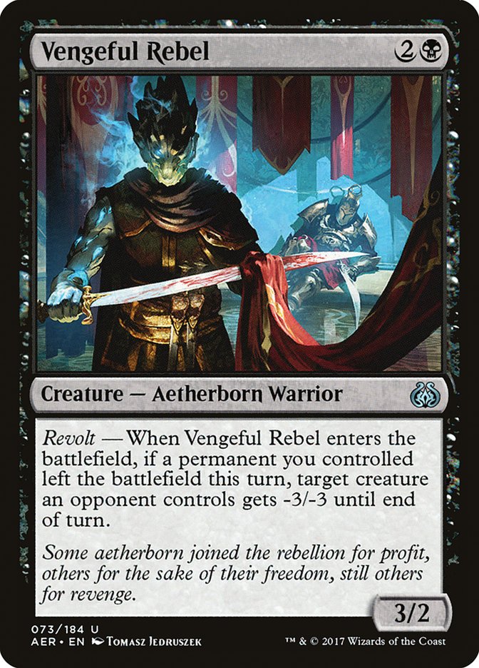 Vengeful Rebel - (Foil): Aether Revolt