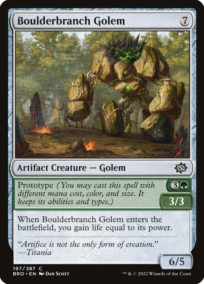 Boulderbranch Golem: The Brothers' War