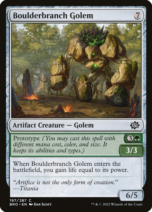 Boulderbranch Golem: The Brothers' War