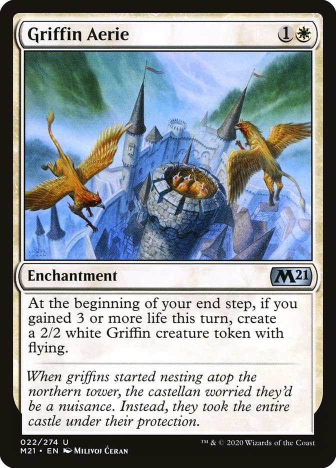 Griffin Aerie - (Foil): Core Set 2021