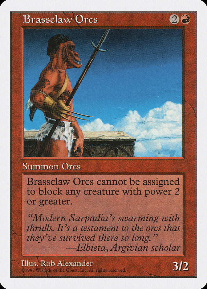 Brassclaw Orcs: Fifth Edition