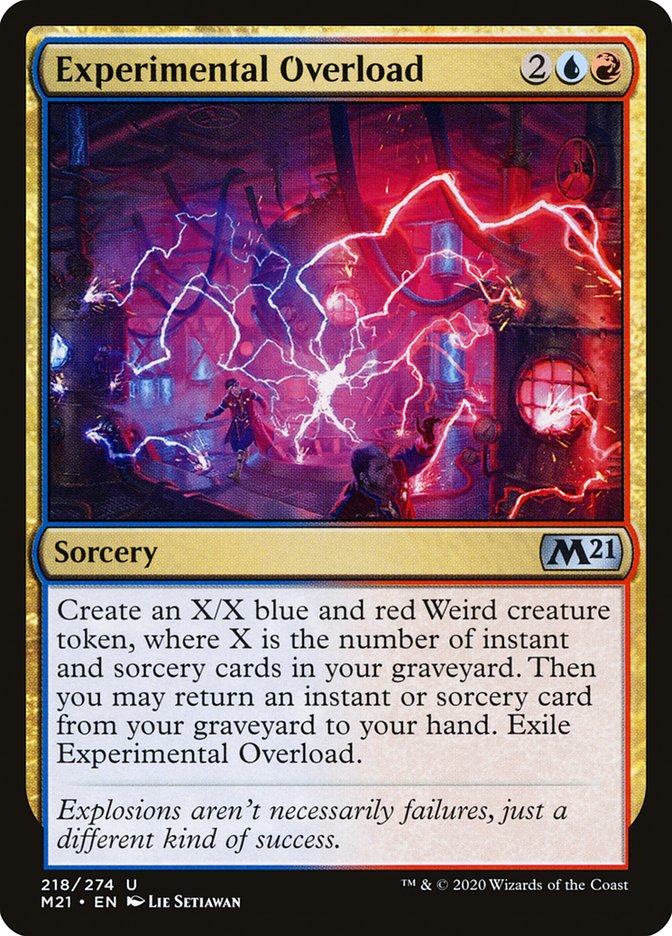 Experimental Overload - (Foil): Core Set 2021