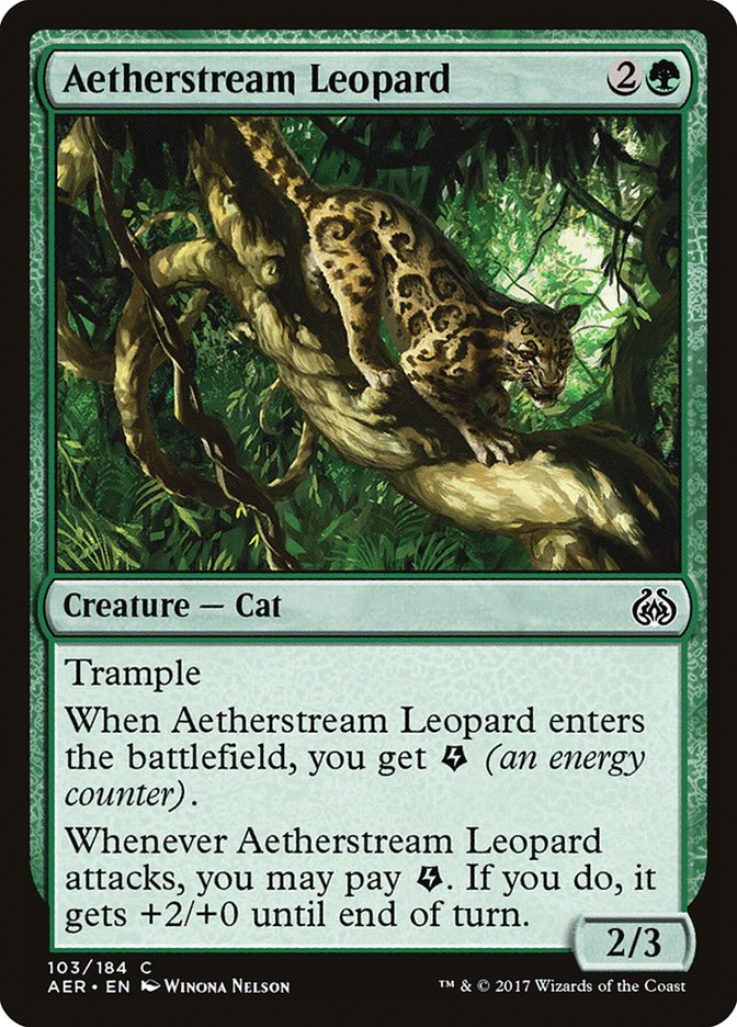 Aetherstream Leopard - (Foil): Aether Revolt