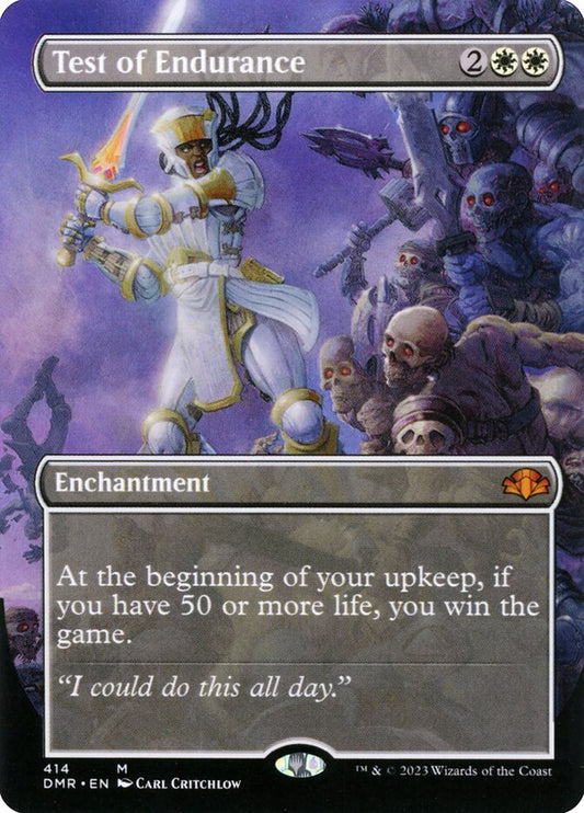 Test of Endurance (Borderless): Dominaria Remastered