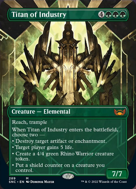 Titan of Industry (Borderless) - (Foil): Streets of New Capenna