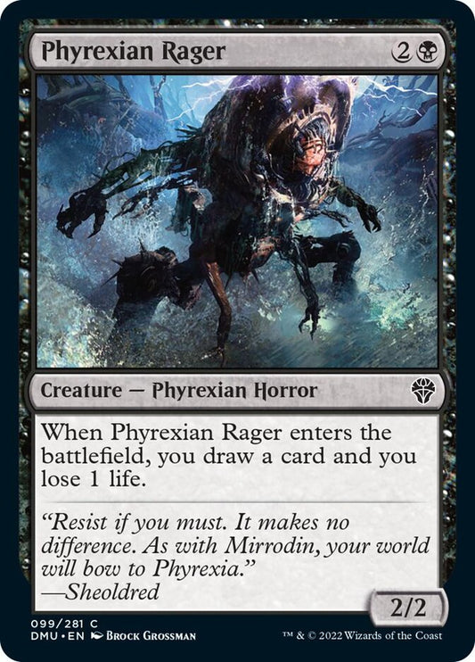 Phyrexian Rager - (Foil): Dominaria United
