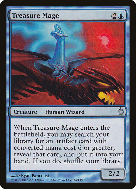 Treasure Mage - (Foil): Mirrodin Besieged